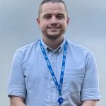 Picture of Tom Dymond, Lead for Research and Innovation, at the Queen Elizabeth Hospital, King's Lynn.